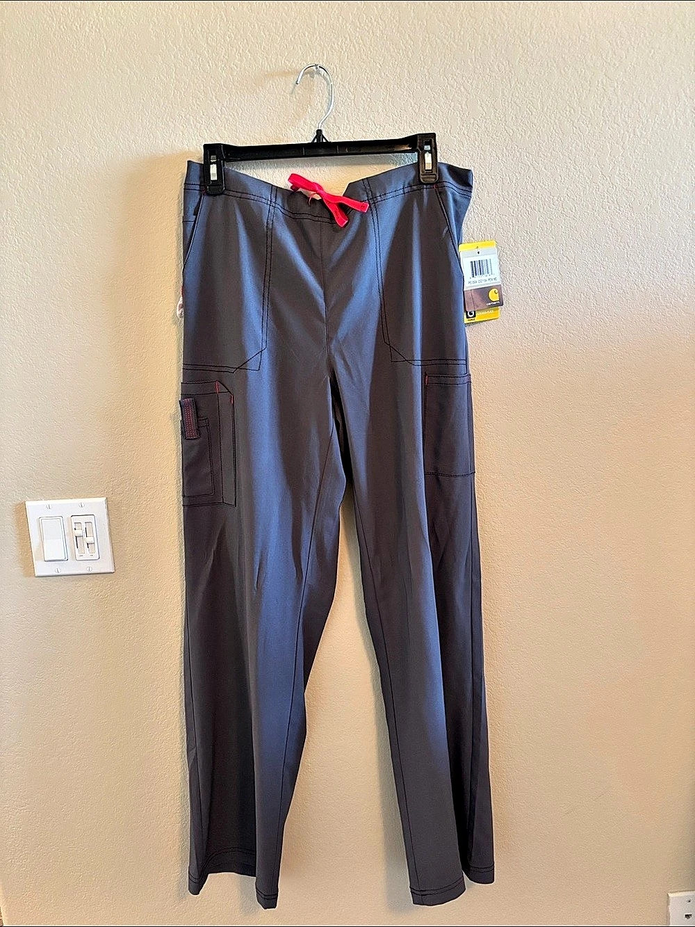 Carhartt Force Cross-Flex Straight Leg Cargo Scrub Pant Cargo Scrub Pants Black